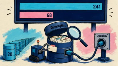 Microsoft's ThinkingBox benchmark arrives on OpenEnv with 20 runs per task, the Exgentic dataset gathers 10,000 traces in OpenTelemetry format