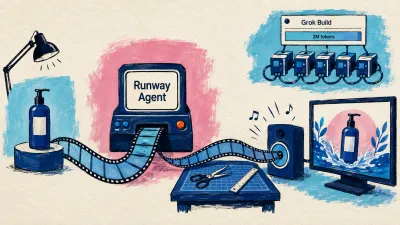 Runway Agent, Grok Build CLI, ChatGPT Personal Finance, Copilot App Desktop und KI-Wettbewerbsszenarien 2028